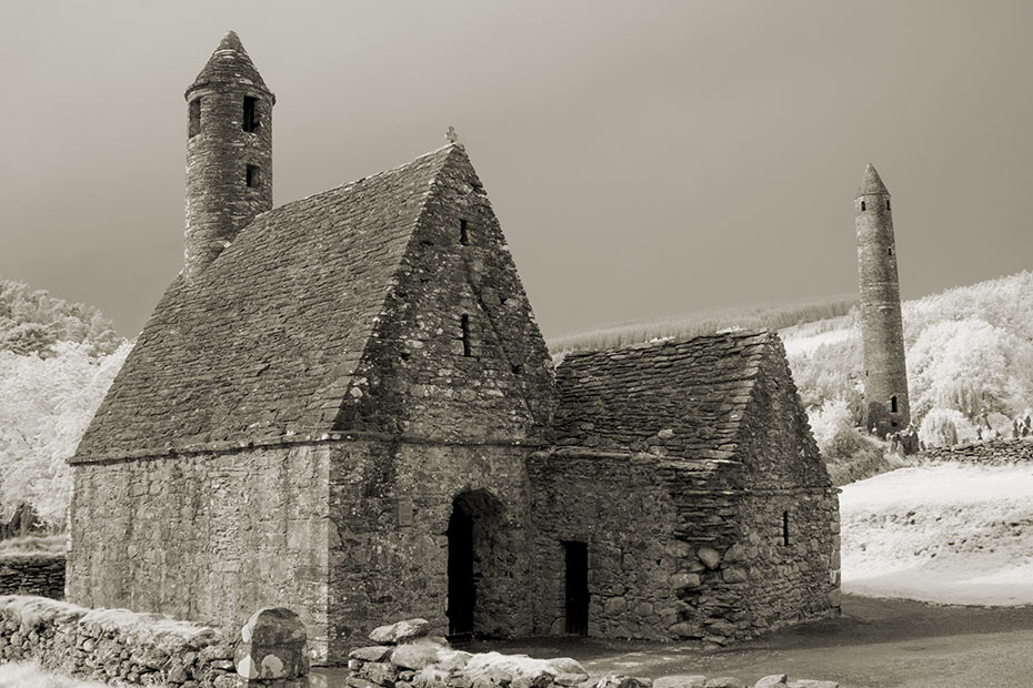 St Kevin's Church and the round tower