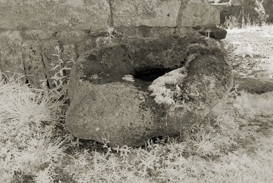 Banagher Old Church, Bullaun Stone