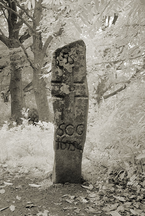 Castlewellan Cross Inscribed Stone