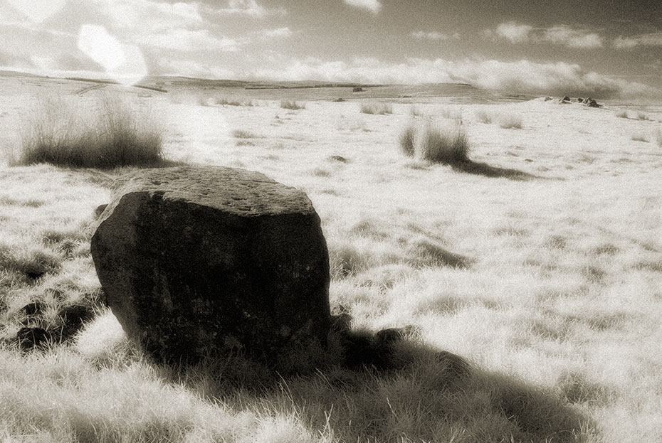 Dunteige cross incised stone