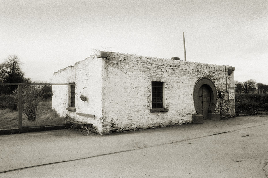 Old forge/smithy with horseshoe shaped doorway