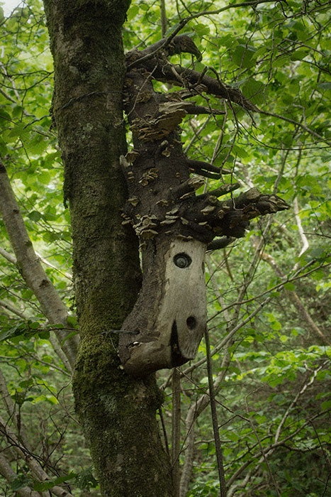 Gleniff wood sculpture