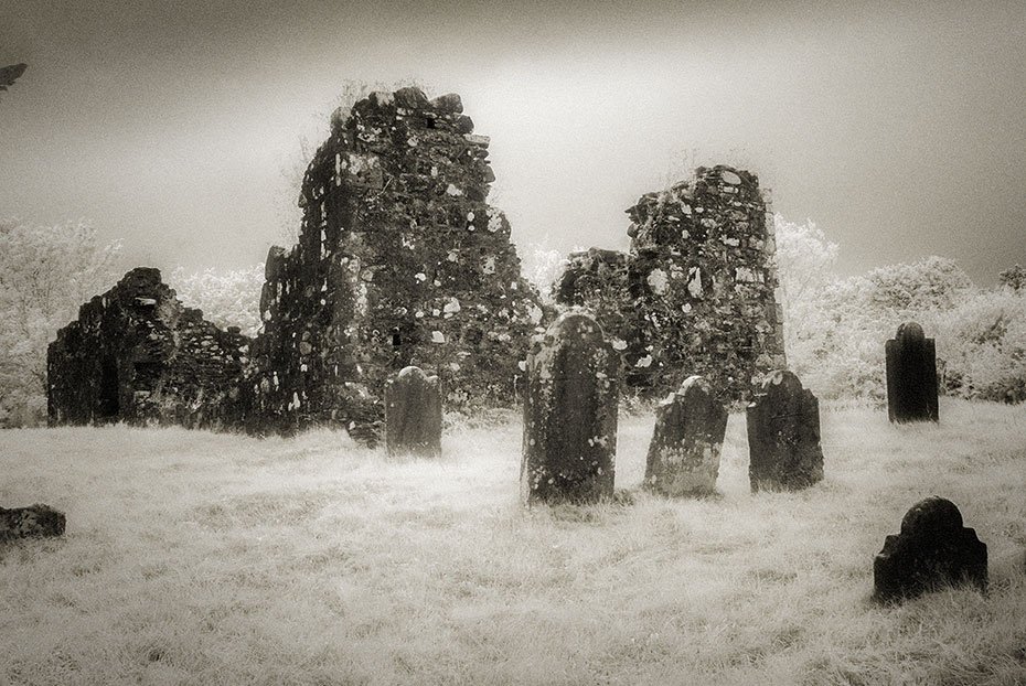 The old church and graveyard at Ballinascreen