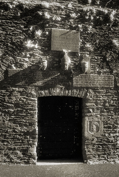 Kells Bell Tower entrance carvings