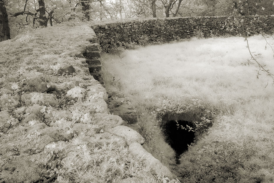 Souterrain entrance in Cloger Dun