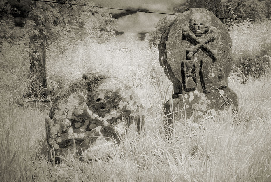 Galloon Graveyard gravestones