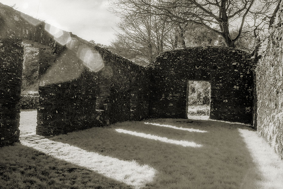 Inside the Church ruin - Struell Wells