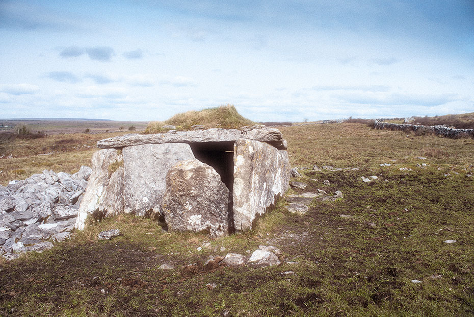 Parknabinnia wedge tomb, the Burren, Co Clare