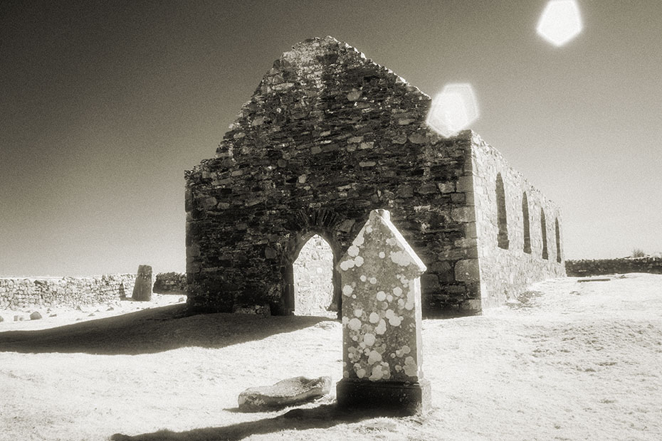 Ray old church/bullaun/standing stone