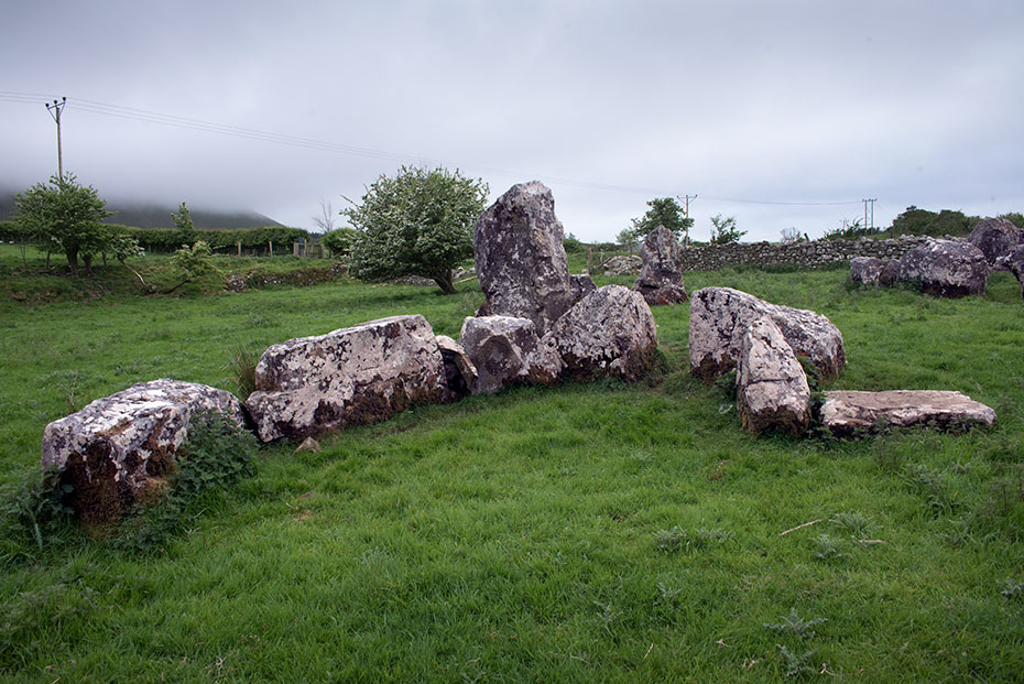 Colour version of Gortnaleck Court Tomb