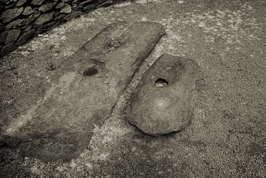 Cahergal Fort - Bullaun Stone